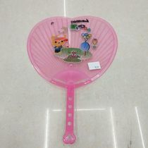Large heart-shaped plastic fan handle fan 310