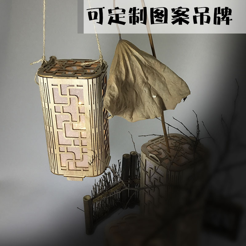 Small wooden table lamp warm decoration dimming energy saving table lamp bedside lamp