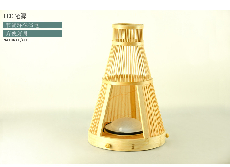 LED outdoor activities bamboo lighting garden balcony desktop decorative lights