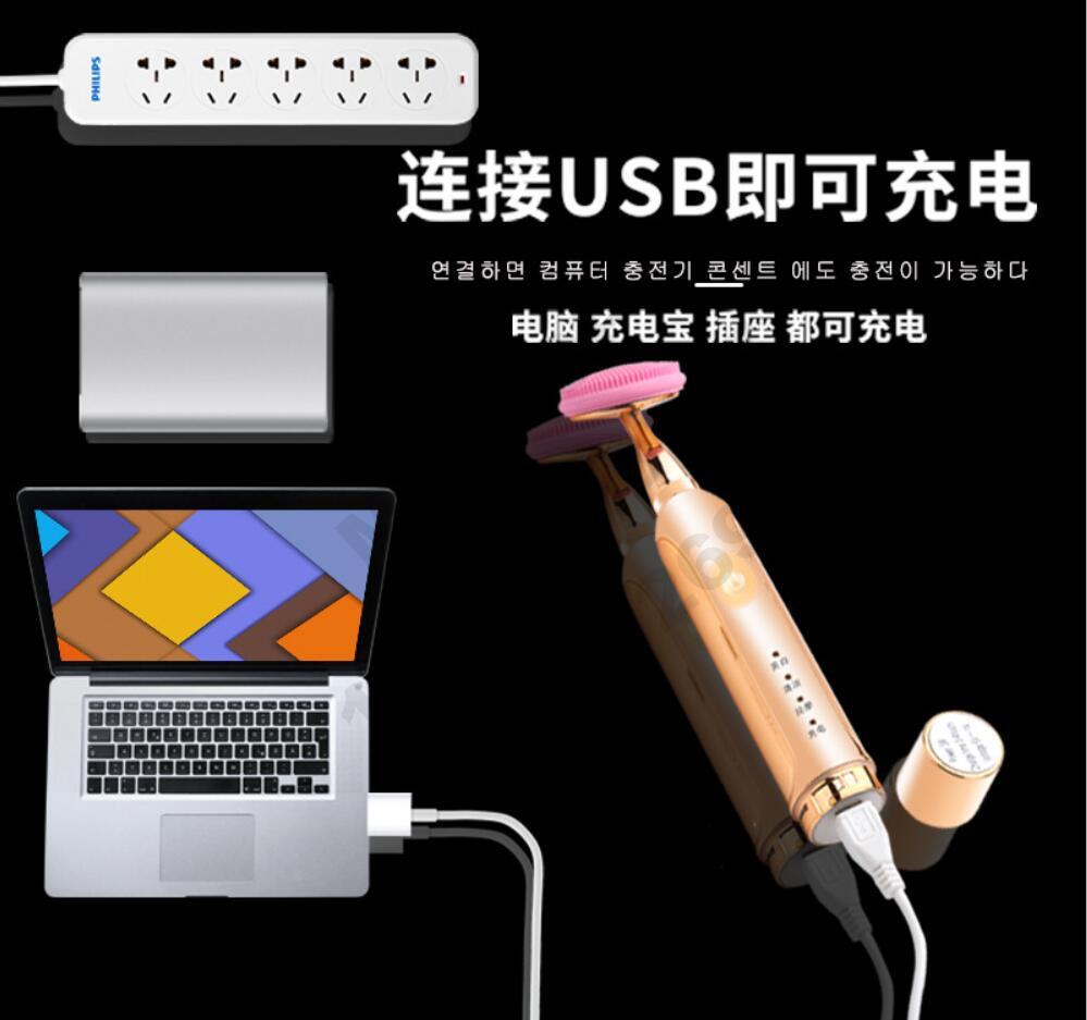洁面仪、洁面刷实物图
