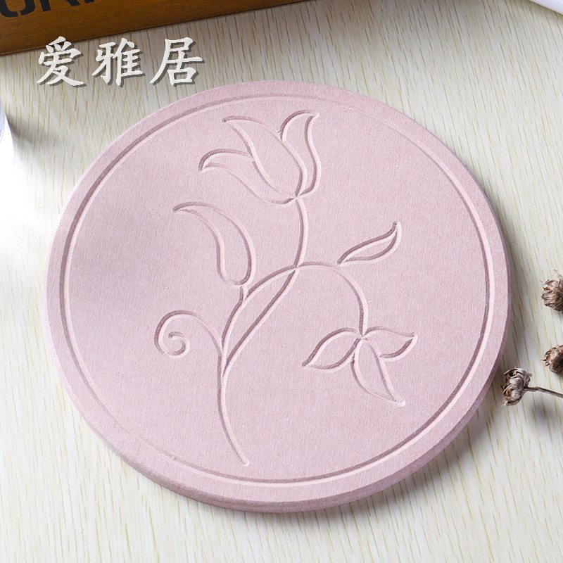 18*18硅藻土吸水茶壶垫天然硅藻泥茶壶垫锅垫花盆垫家用速干吸水