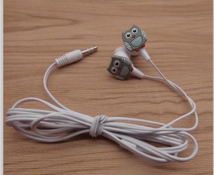 卡通耳机工厂生产定制PVC软胶独角兽各类礼品儿童耳机详情图3
