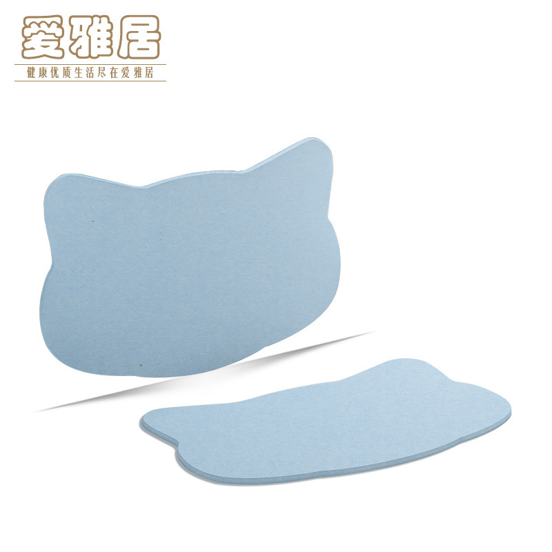 60*39硅藻土吸水脚垫天然硅藻泥地垫家用卫生间浴室速干吸水防滑产品图