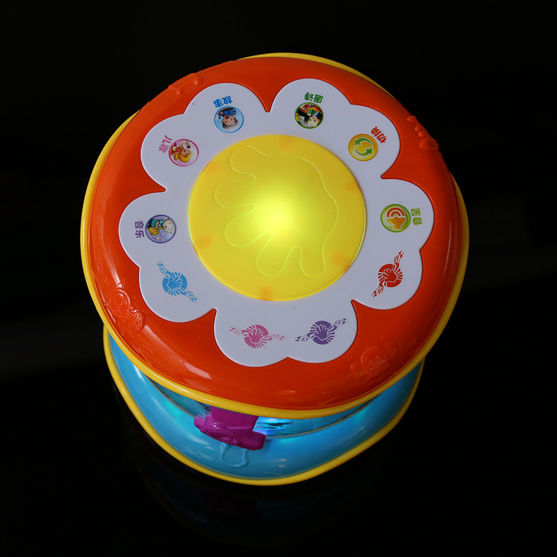 Baoqi Charging Carousel Clap Drum 1611 Music Hand Clap Drum Touch Early Education Educational Children's Toys Specification drawing