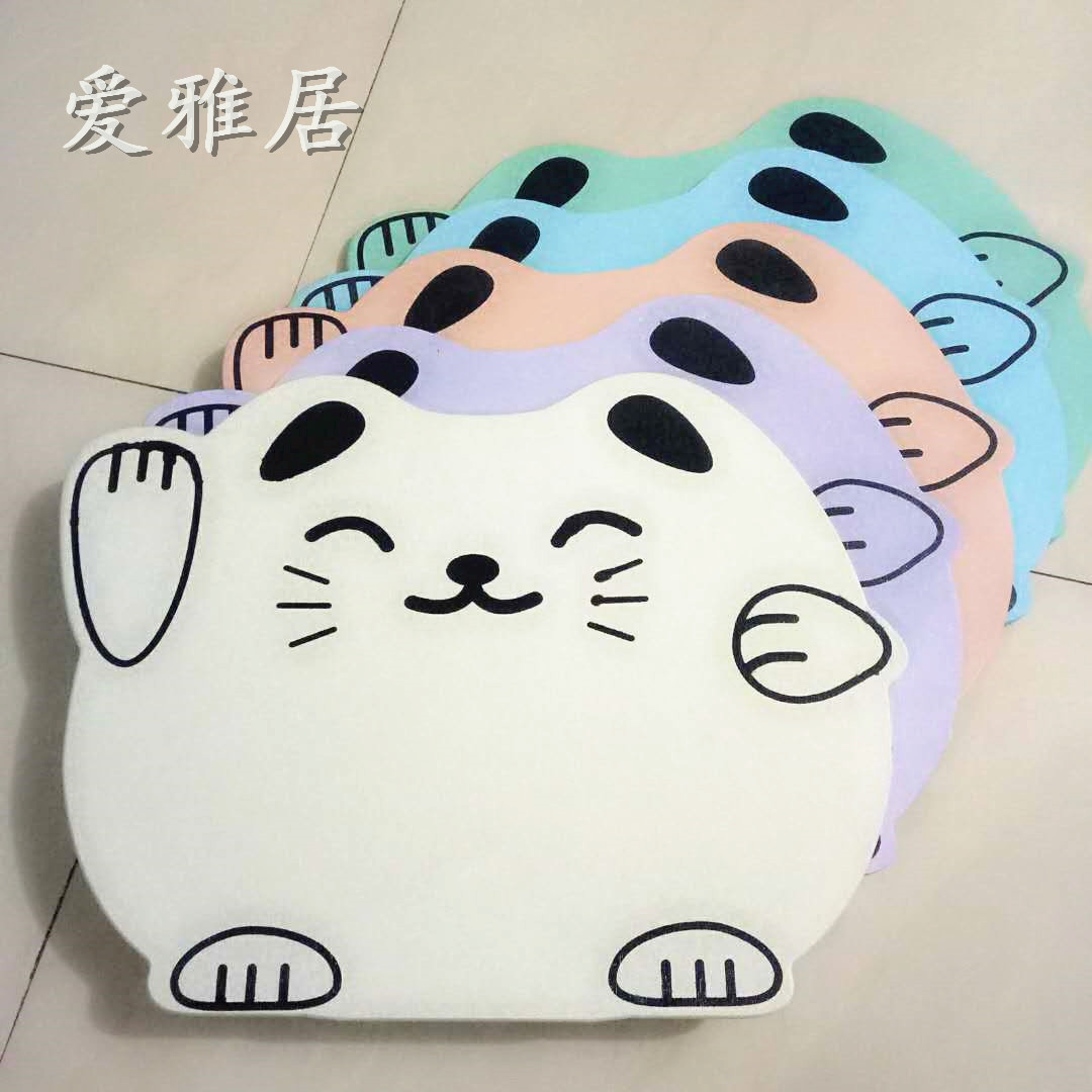 40*30硅藻土吸水脚垫天然硅藻泥地垫家用卫生间浴室速干吸水防滑