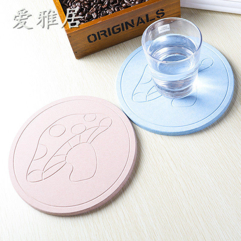 18*18硅藻土吸水茶壶垫天然硅藻泥茶壶垫锅垫花盆垫家用速干吸水产品图