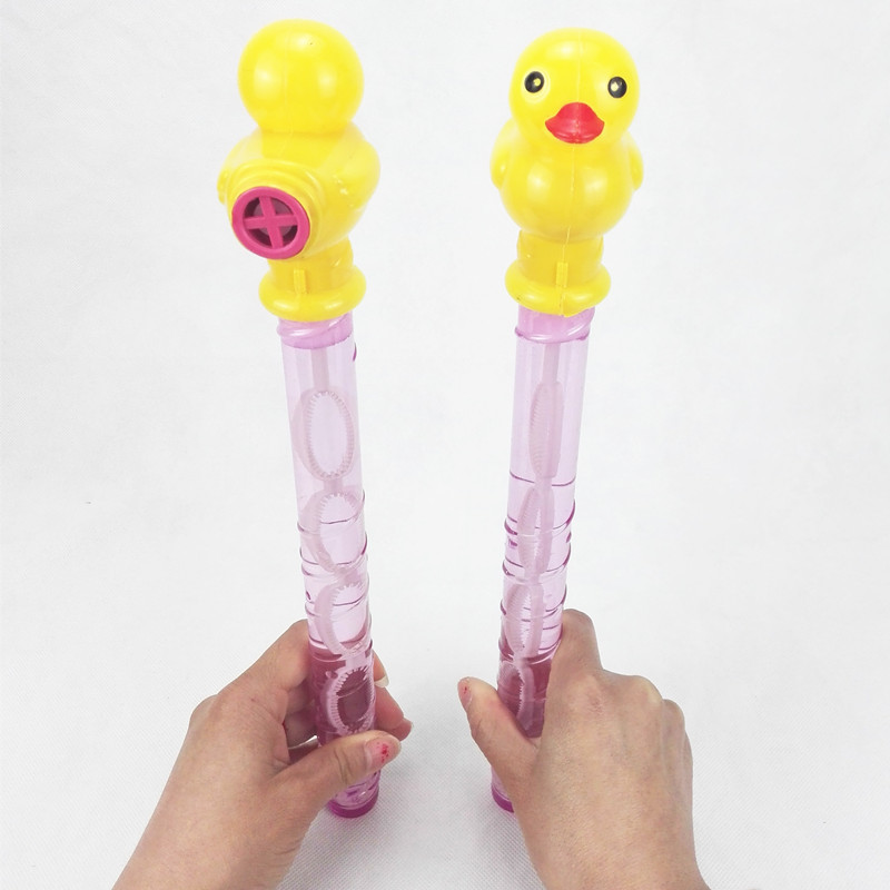 儿童泡泡玩具/小鸭子泡泡棒/黄鸭摇哨泡泡产品图