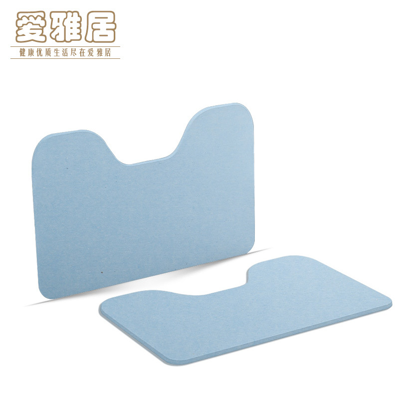硅藻土吸水马桶垫天然硅藻泥马桶垫家用卫生间浴室吸水除臭除异味产品图