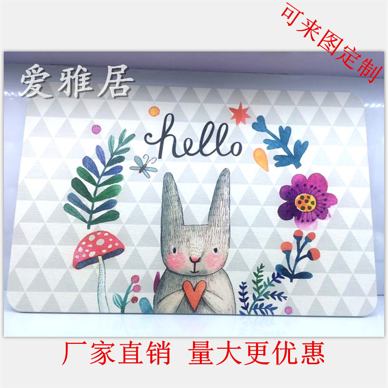 厂家直销 硅藻土吸水脚垫天然硅藻泥地垫家用卫生间浴室吸水速干