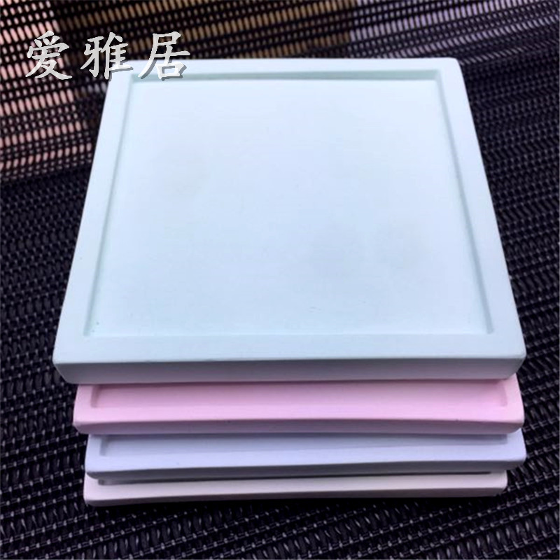 新款硅藻土吸水杯垫天然环保硅藻泥杯垫家用速干吸水防潮防霉除菌产品图