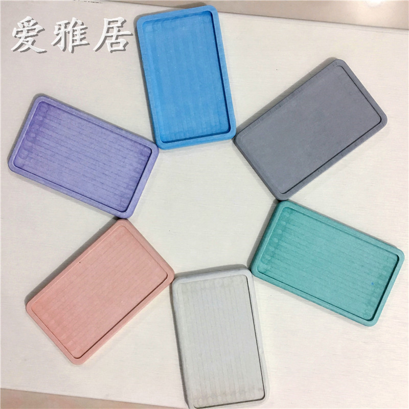 硅藻土吸水香皂垫天然环保硅藻泥香皂垫家用速干吸水防潮防霉除菌产品图