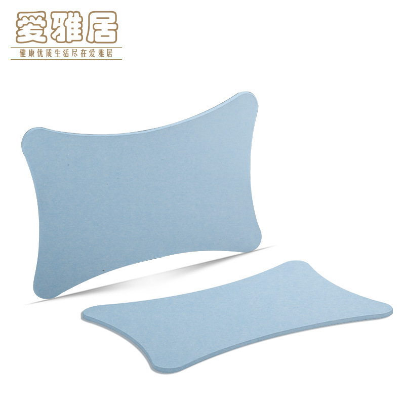 60*39硅藻土吸水脚垫天然硅藻泥地垫家用卫生间浴室速干吸水防滑产品图