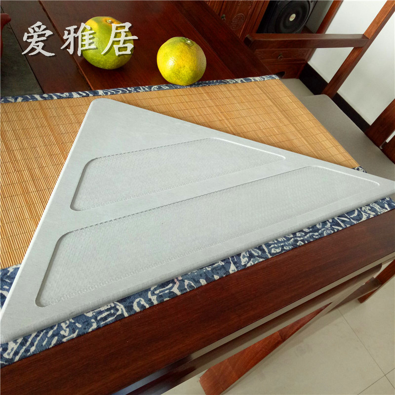 硅藻土吸水雨伞垫天然环保硅藻泥雨伞垫批发定制家用速干吸水防潮