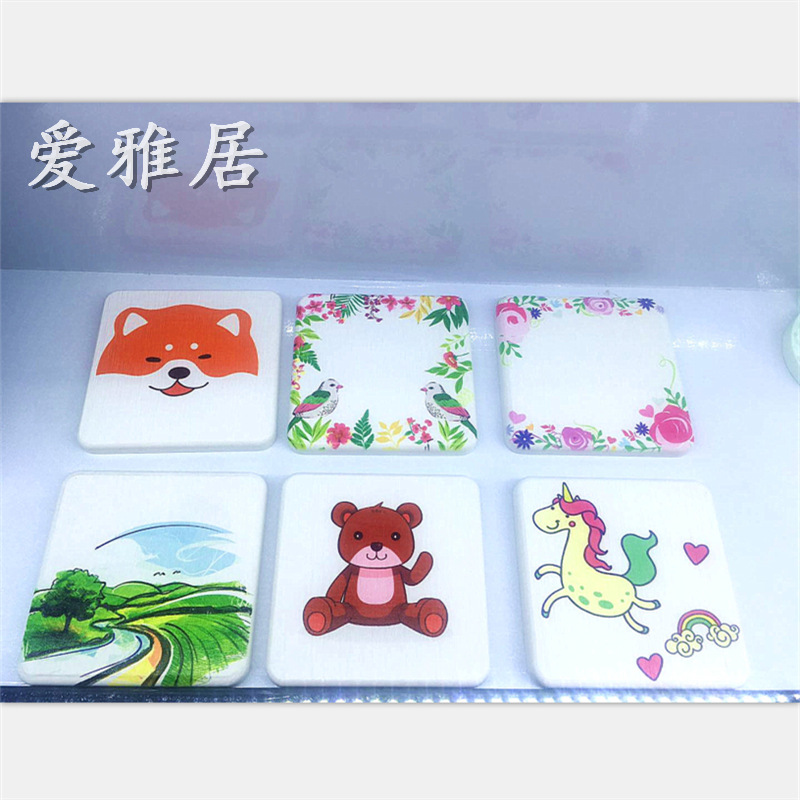 新款狗狗硅藻土吸水杯垫天然环保硅藻泥杯垫家用速干吸水防潮除菌细节图