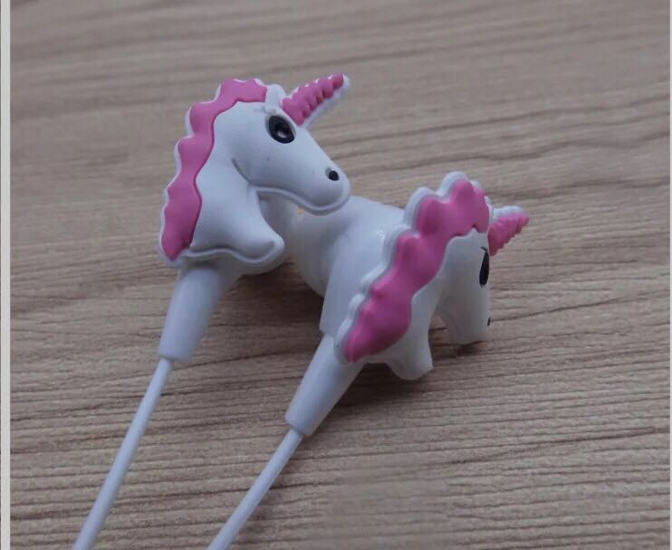 卡通耳机工厂生产定制PVC软胶独角兽各类礼品儿童耳机