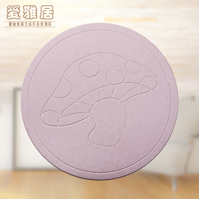 18*18硅藻土吸水茶壶垫天然硅藻泥茶壶垫锅垫花盆垫家用速干吸水细节图