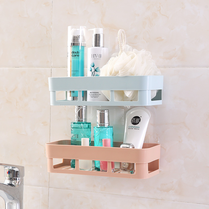 Bathroom storage rack, soap, shampoo and body wash display rack, wall-mounted bathroom storage rack details Picture