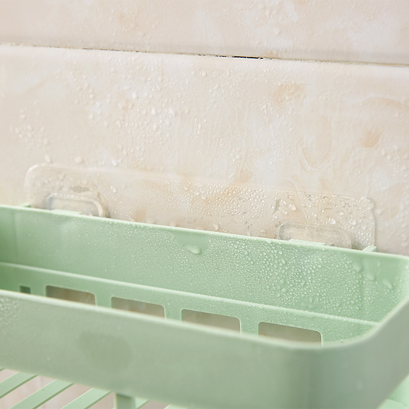 Bathroom storage rack, soap, shampoo and body wash display rack, wall-mounted bathroom storage rack Application Scenario