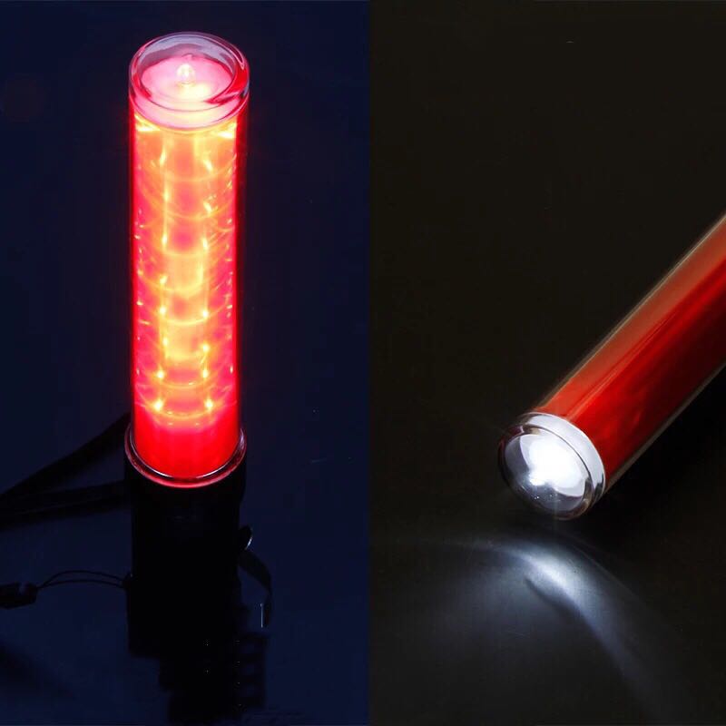 26厘米红色LED指挥交通警示棒荧光棒指挥棒产品图