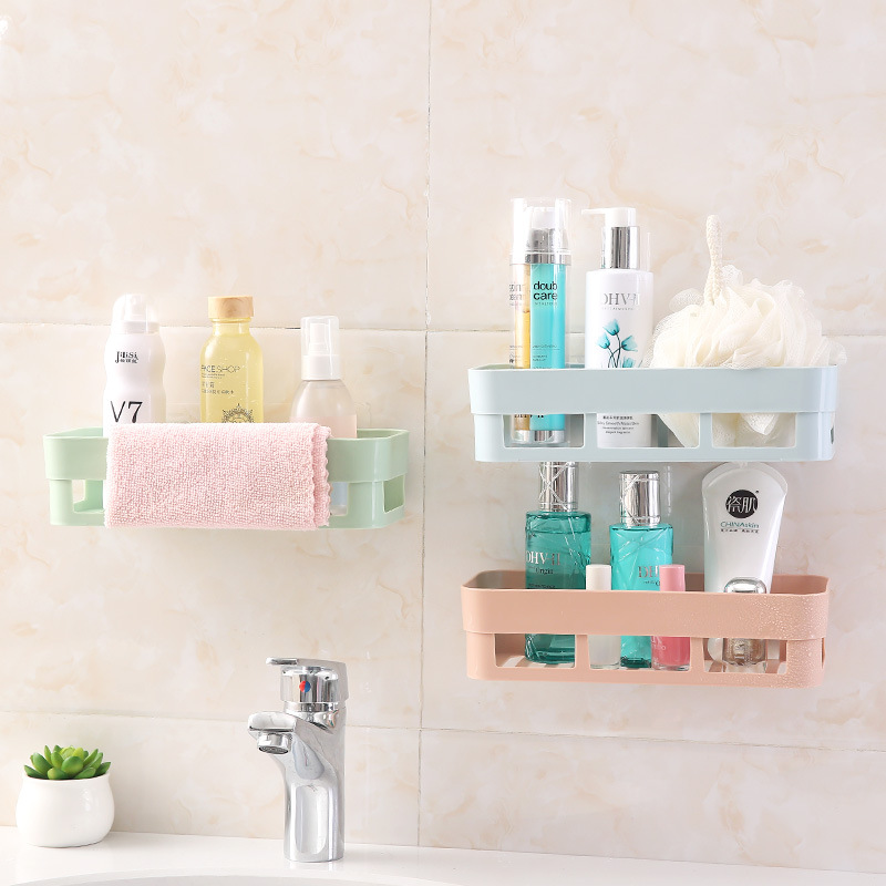 Bathroom storage rack, soap, shampoo and body wash display rack, wall-mounted bathroom storage rack