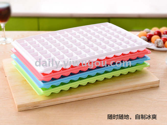 Plastic thickened 96 ice cubes Creative ice making moulds Large diamond ice cube trays frozen ice cubes