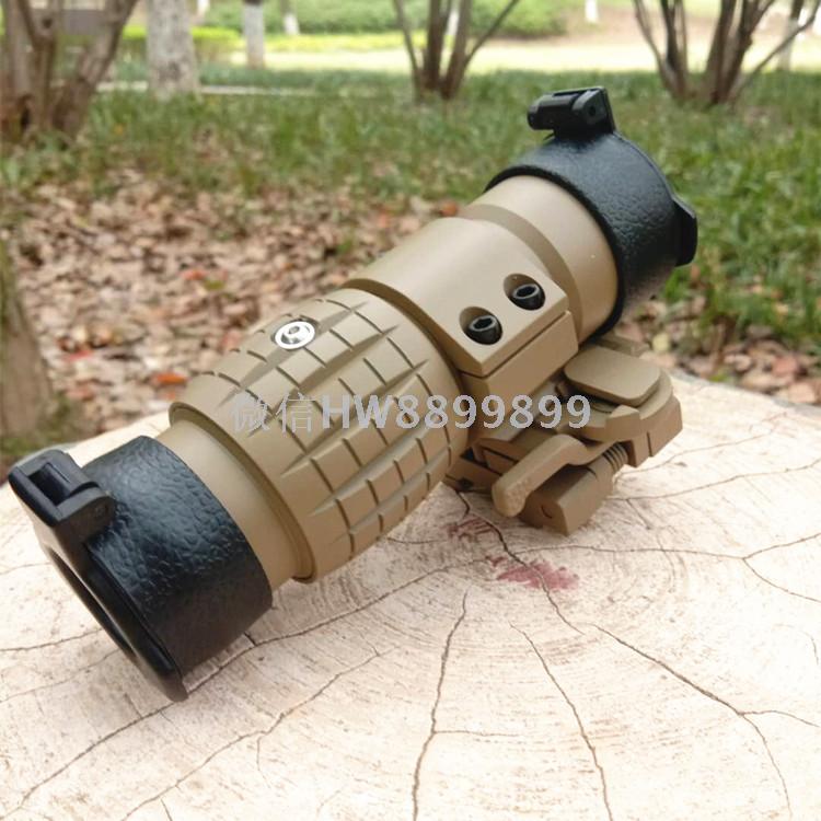 Metal 3X quick release Sand Color Pineapple double mirror Sand color 3X Double mirror Sand color pineapple mirror