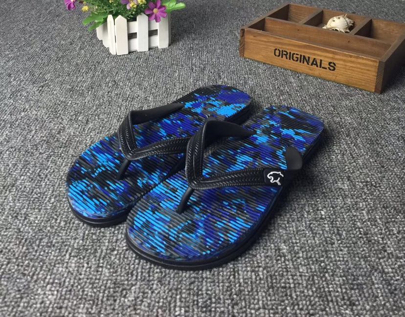 Single-color air-blowing men's flip-flops, #42-44