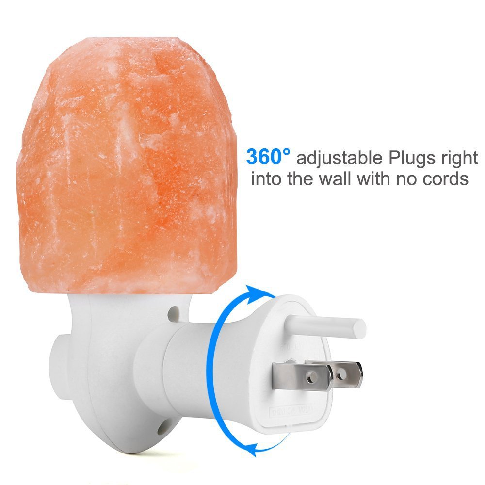 Irregular salt stone lamp small wall lamp anion lamp feeding lamp baby lamp small night lamp Specification drawing