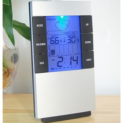 الساعة DM-3210 تقويم زماني عند درجة الحرارة والرطوبة عند المنبه details Picture