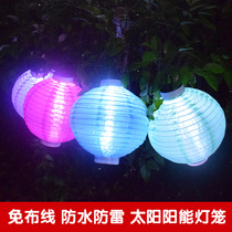 Outdoor waterproof solar lantern Solar hanging Lantern Festival LED hanging lantern Chinese Celebration lantern