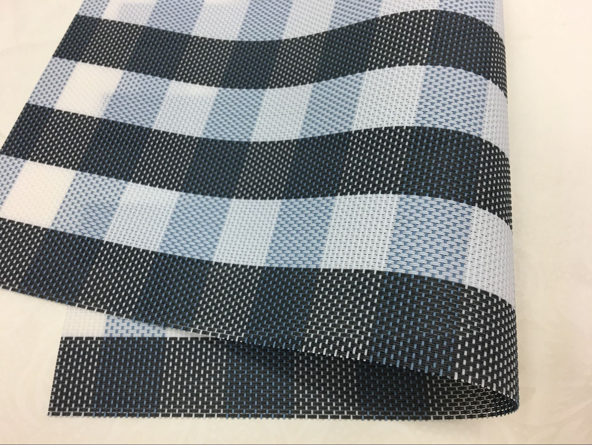 简约欧式方格 PVC餐垫隔热防水餐具垫杯垫 碗垫产品图