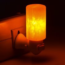 Himalayan crystal salt stone lamp column small wall lamp