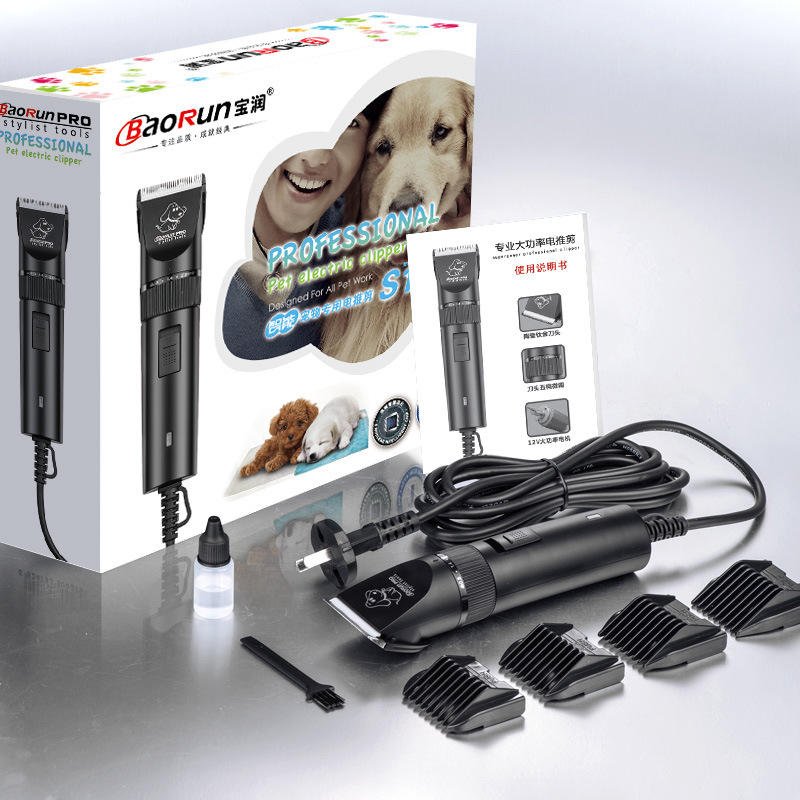 Baorun Factory Direct sales large dog hair clippers, Teddy pet electric clippers, rabbit Big power electric clippers, hair clippers Application Scenario