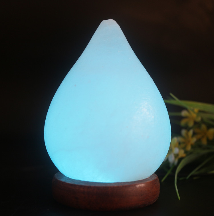 Water drop USB small night lamp Himalayan salt stone lamp car computer for