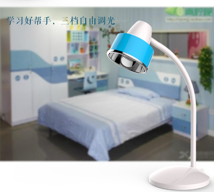 Bedroom LED lamp portable folding touch dimming