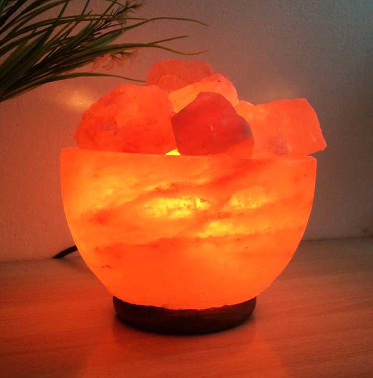 Himalayan crystal salt stone lamp modeling salt crystal lamp corbin anion mineral lamp