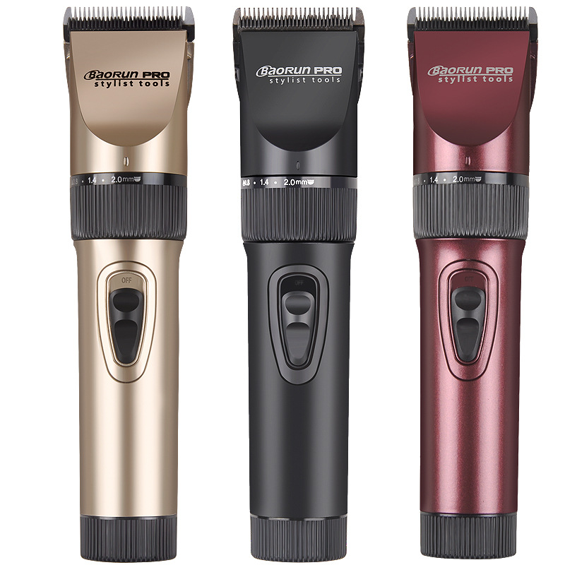 Baorun Factory Direct sales hair clippers, professional electric clippers, baby electric clippers, rechargeable electric shavers details Picture