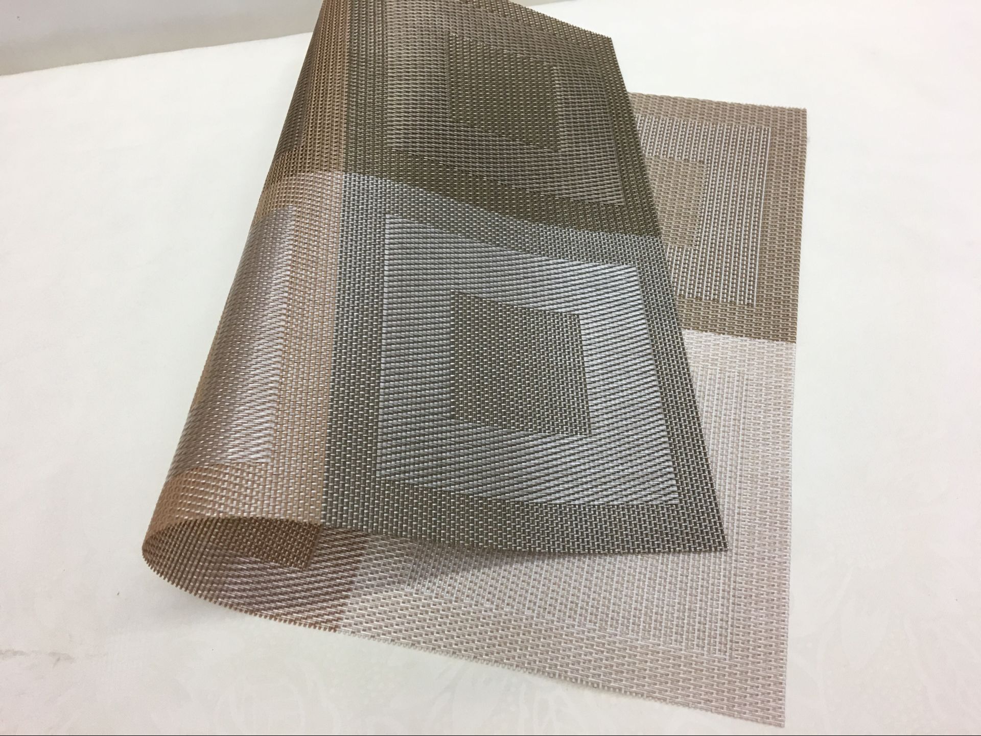 Manufacturers Direct Sales New Pvc Placemat/Bowl Mat/Coaster/Multi-Purpose Mat Pvc Woven Placemat Specification drawing