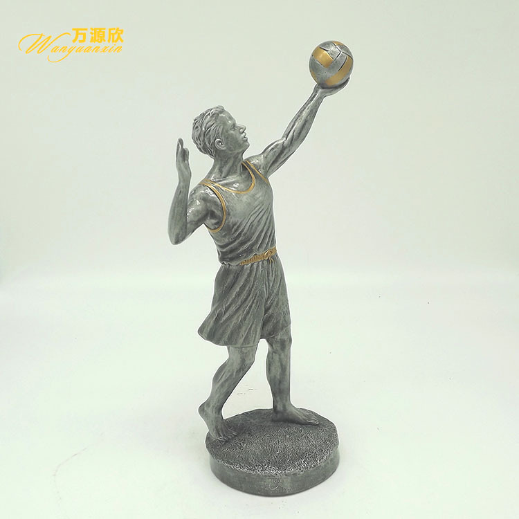 Resin handicrafts, sports award prizes, volleyball event souvenirs, gifts, ornaments, trophies customization details Picture