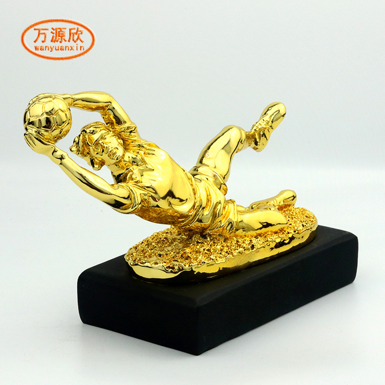 Resin craft trophies, fan souvenirs, goalkeeper commemorative gifts, metal and plastic award ceremony trophies, HX1626 details Picture