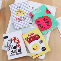 South Korea creative fun cheese snack PU coin purse coin bag purse coin bag Cute cookie coin purse woman