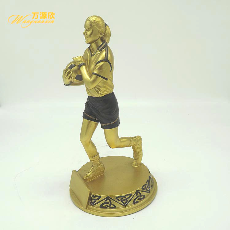 Resin volleyball craft gifts, decorative ornaments, various sports award prizes, high-end trophies Specification drawing
