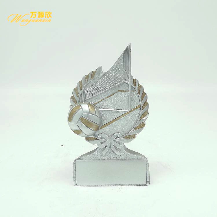 Resin volleyball craft gift ornaments, various resin trophies, sports award trophies full figure