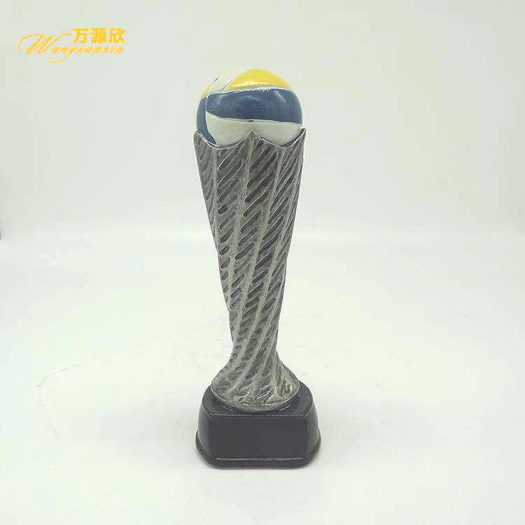 Sports award trophies, resin trophies, volleyball craft gifts, commemorative ornaments, various high-end resin trophies full figure
