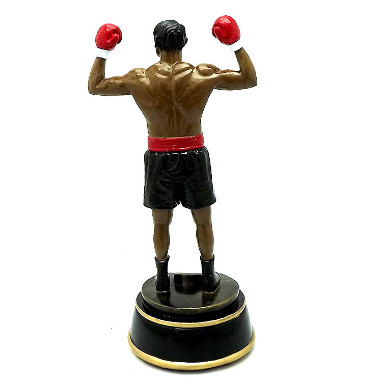 Factory direct sales of boxing athlete craft commemorative gift ornaments, resin trophies, sports award trophies Application Scenario
