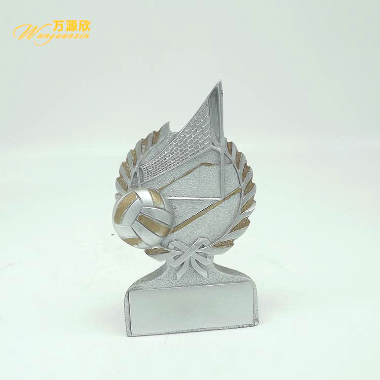 Resin volleyball craft gift ornaments, various resin trophies, sports award trophies details Picture