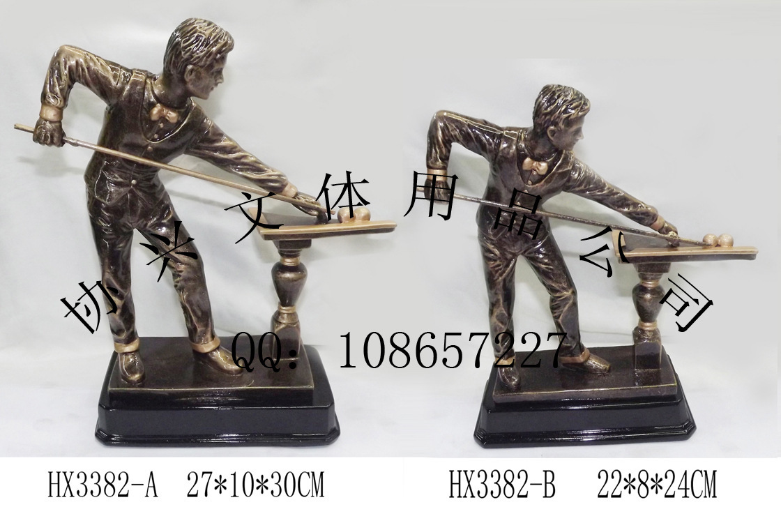 Resin billiards commemorative trophies, decorative ornaments, craft gifts, sports award prizes Application Scenario