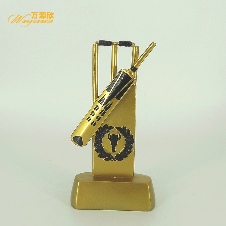 Factory direct selling resin craft gifts decorative pieces resin cricket trophy sports commemorative prizes thumbnail