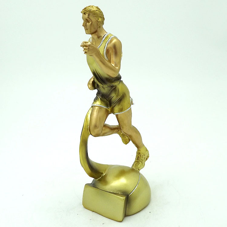 Resin running marathon race trophies, sports prizes, factory direct sales of commemorative handicrafts details Picture