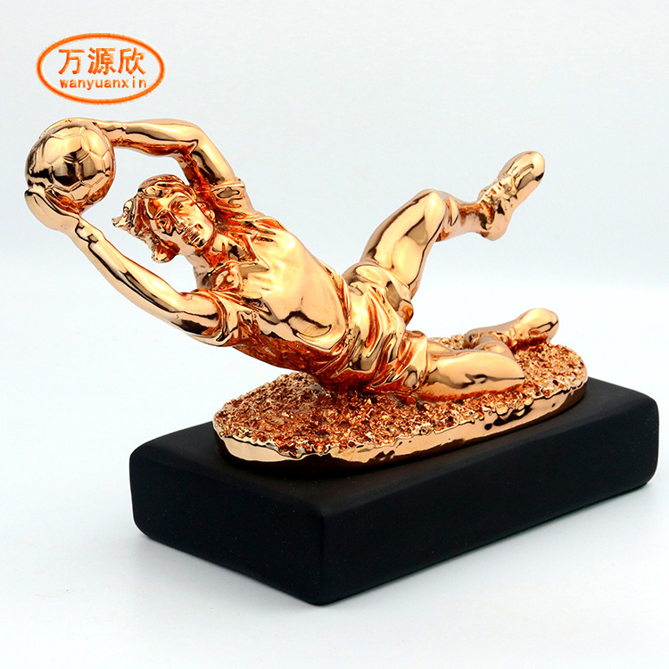 Resin craft trophies, fan souvenirs, goalkeeper commemorative gifts, metal and plastic award ceremony trophies, HX1626 Application Scenario